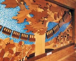 木彫レリーフ施工例①